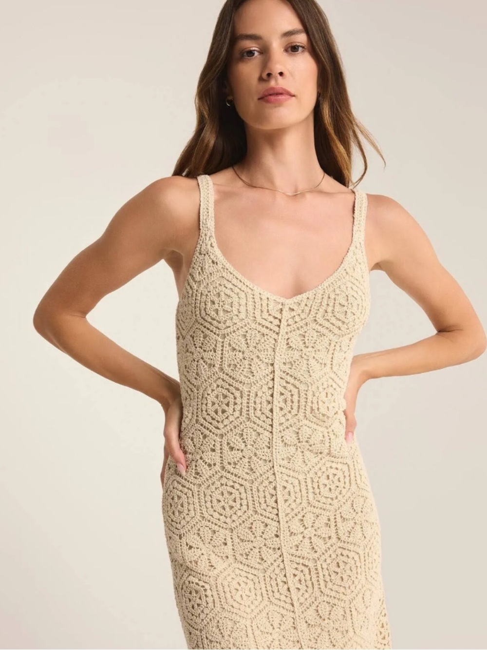 NWT • z supply allure crochet mini dress - size small